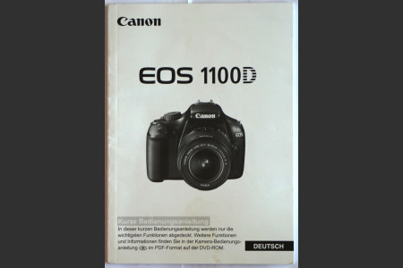 Canon 1100D User Manual in German Original