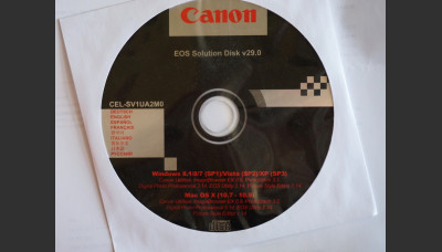 Canon EOS Solution Disk v29.0 CD Original Software CD