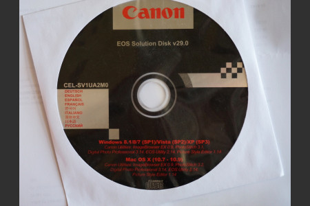 Canon EOS Solution Disk v29.0 CD Original Software CD