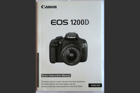 Canon EOS 1200D Basic Instruction User Manual 