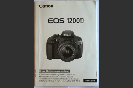 Canon 1200D User Manual in German Original