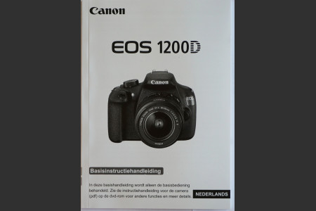 Canon 1200D Manual in Dutch. Original