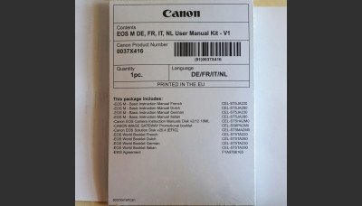 Canon EOS M User Manual New Original