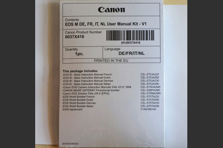 Canon EOS M User Manual New Original