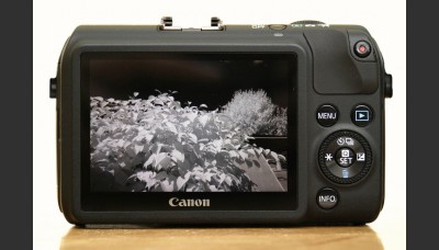 Infrared 720nm Modified Canon EOS M With R72 Hoya Filter