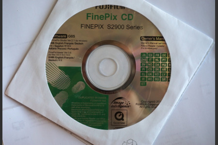 Fujifilm Finepix 2900 Series Software and Owner's Manual Original CD 