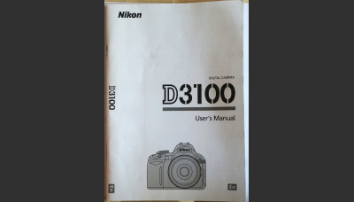 Nikon D3100 User's Manual Original in English