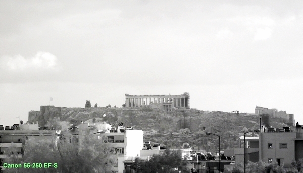 Infrared picture of Parthenon. 