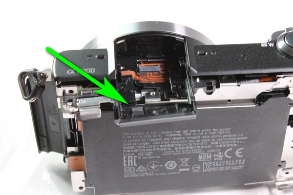 Sony A5000 disassembly