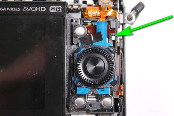 Sony A5000 disassembly inside